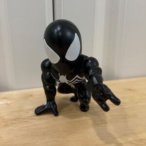 Jada Toys 4" Die-Cast Marvel Black Suit Spider-Man Metal Figurine